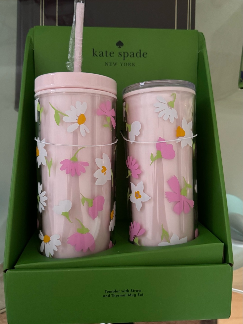 Kate Spade Floral Tumbler & Thermal Mug Set - Picture 3 of 3